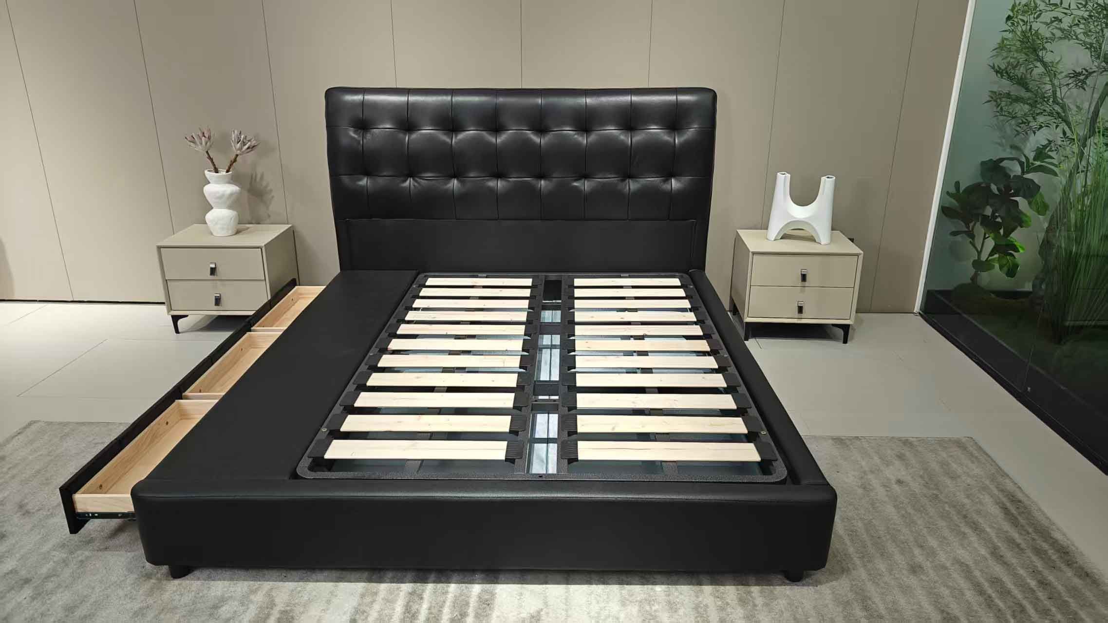 Storage-boxed Bed